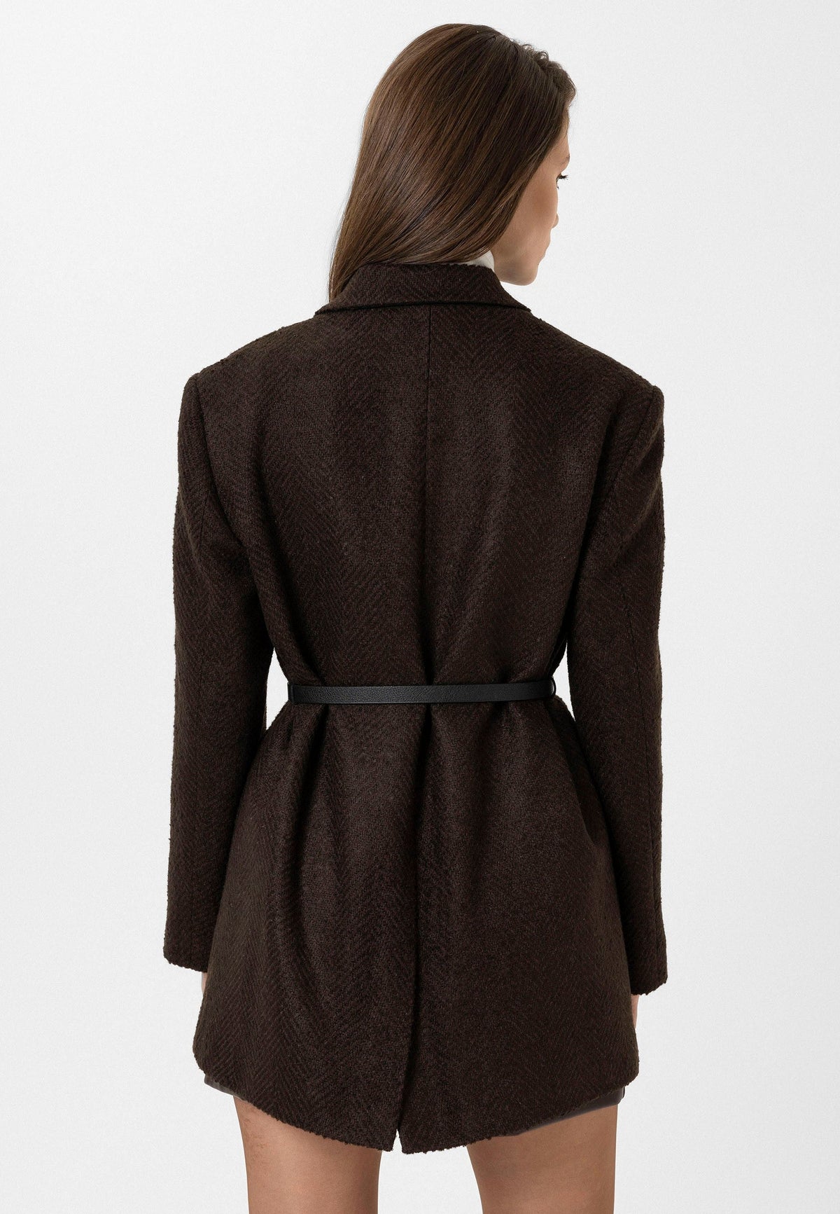 Antioch Women's Herringbone-Patterned Blazer Jacket
