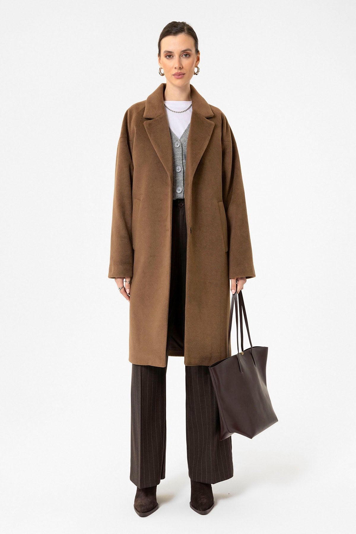 Antioch Women's Wool-Blend Textured Coat