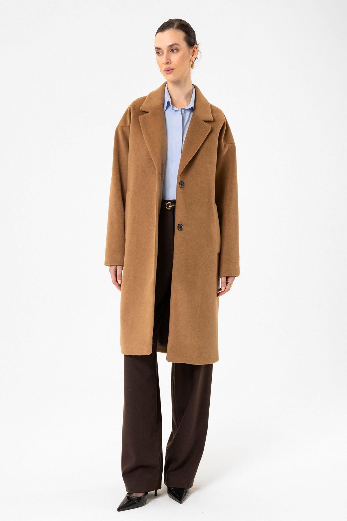 Antioch Women's Wool-Blend Textured Coat