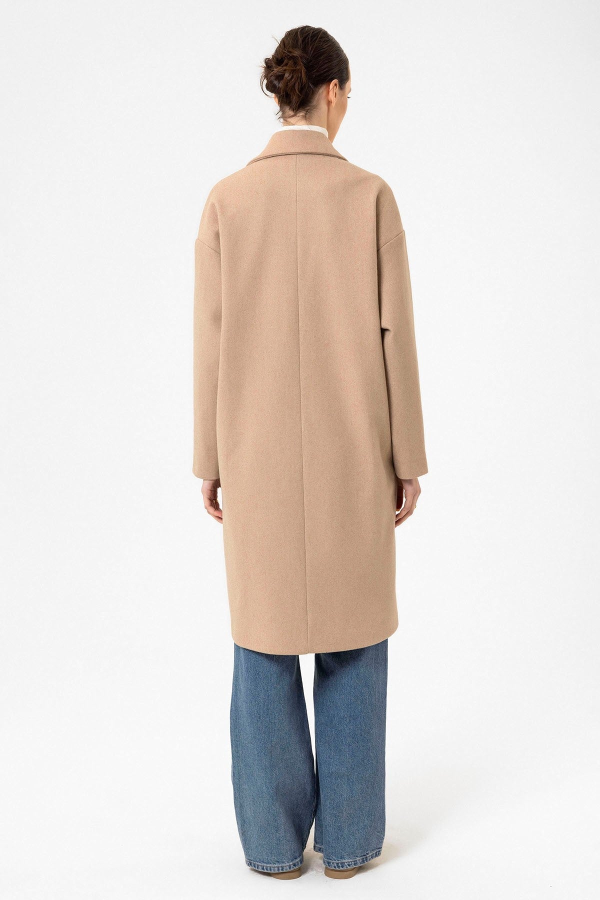 Antioch Women's Double-Breasted Oversized Coat