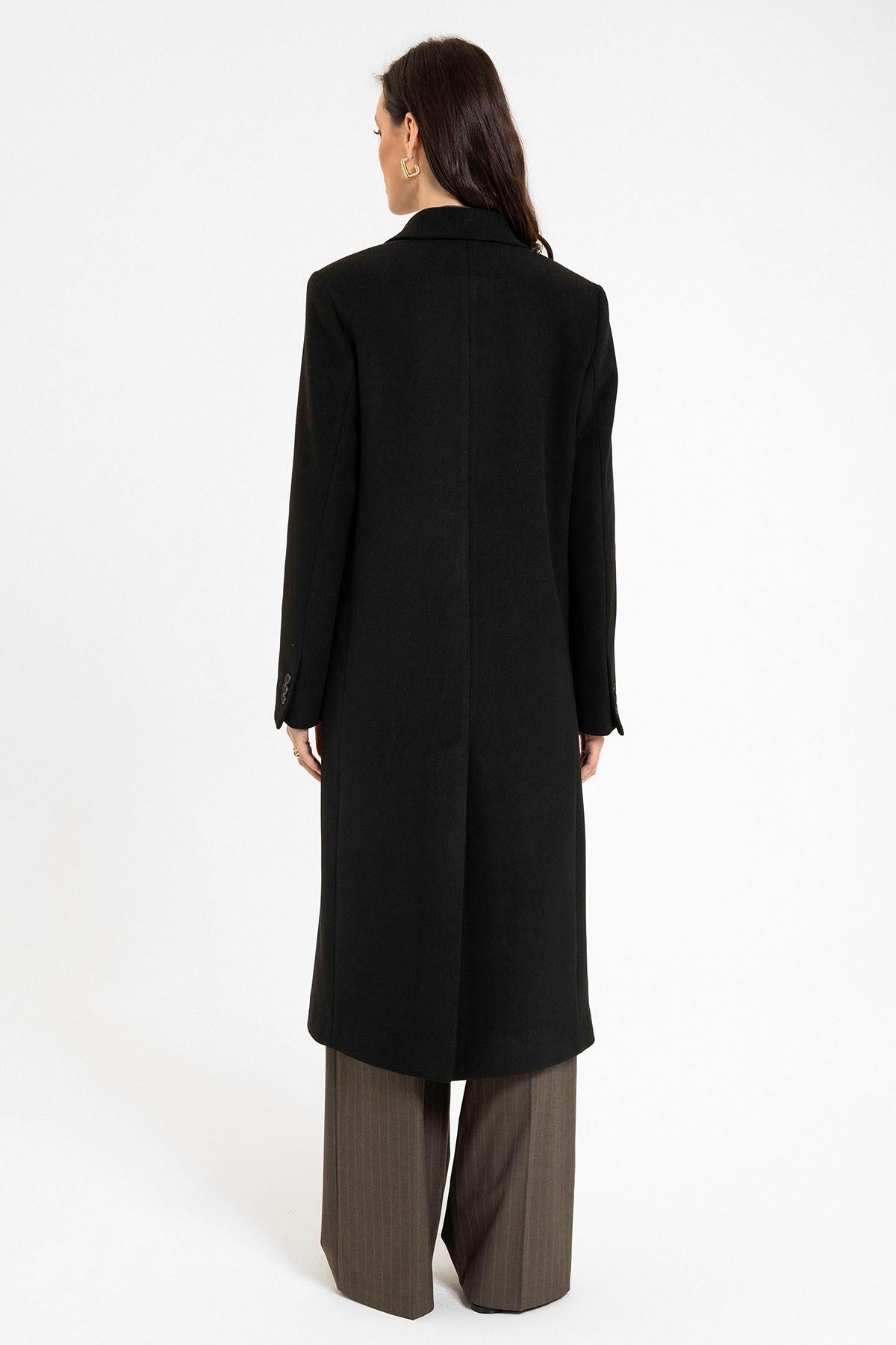 Antioch Women's Double-Breasted Long Coat