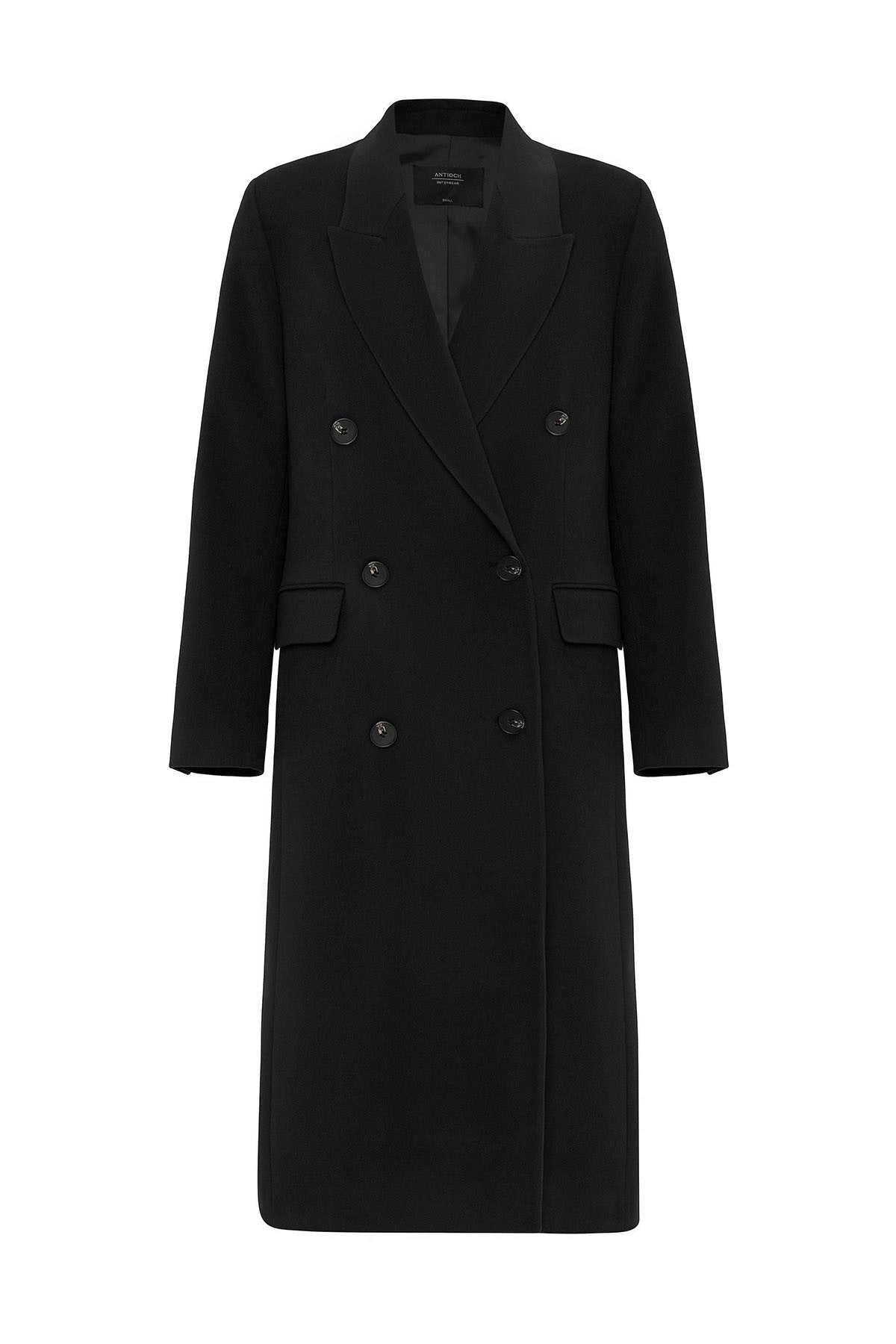 Antioch Women's Double-Breasted Long Coat
