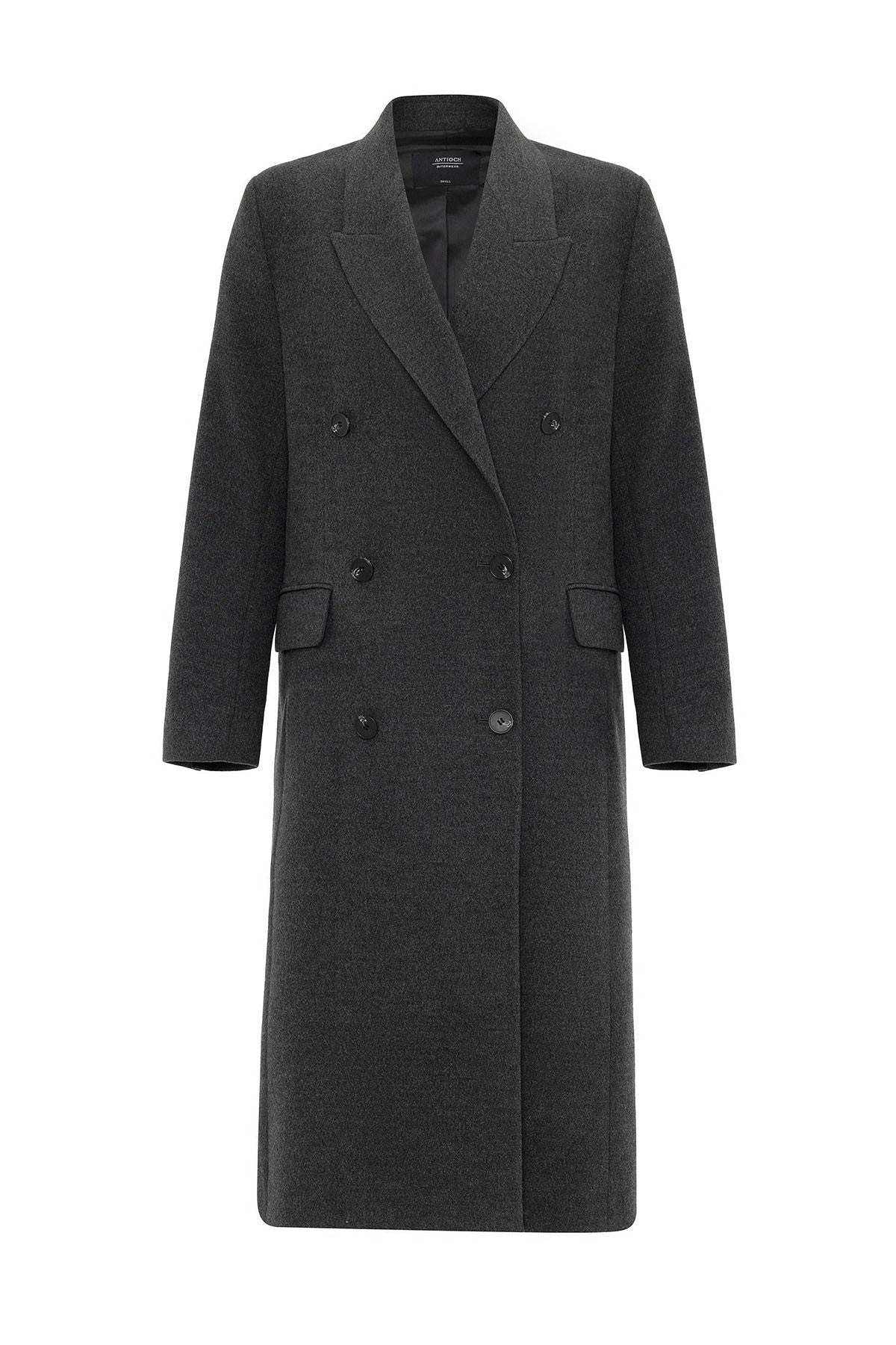 Antioch Women's Double-Breasted Long Coat