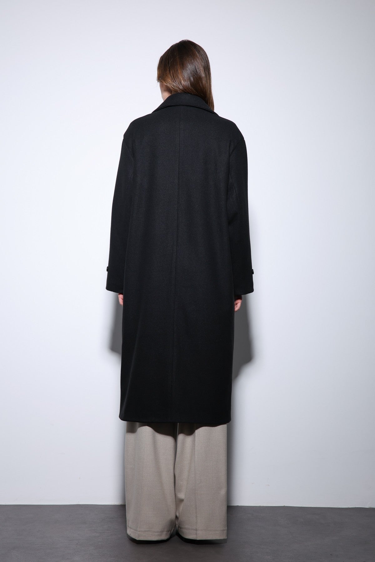 Antioch Women's Soft-Textured Oversized Double-Breasted Coat