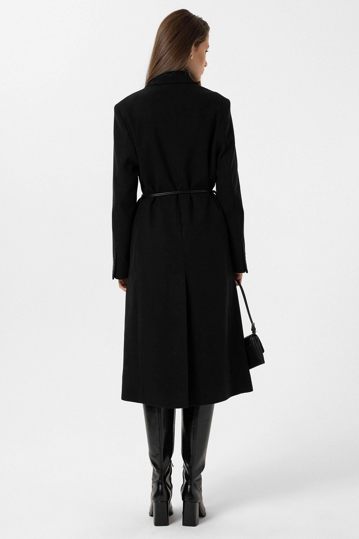 Antioch Women's Belted Double-Breasted Coat