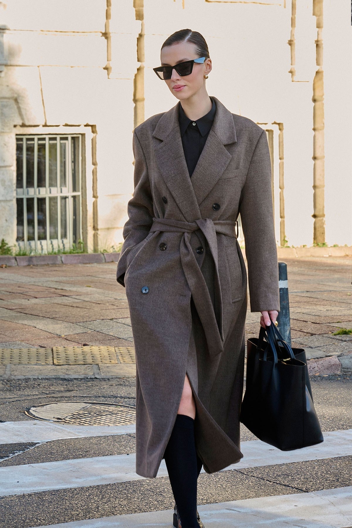 Antioch Women's Belted Wrap Coat