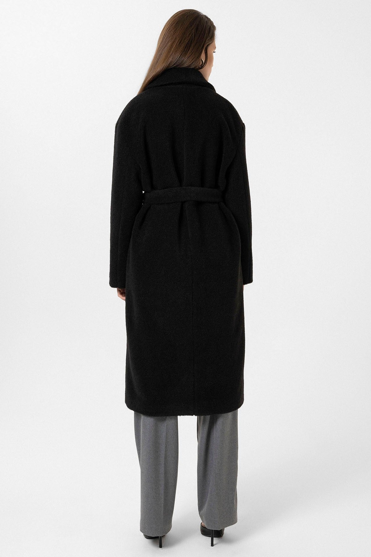 Antioch Women's Belted Soft-Textured Coat