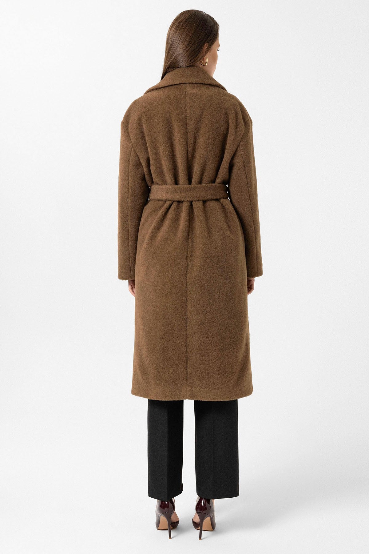 Antioch Women's Belted Soft-Textured Coat