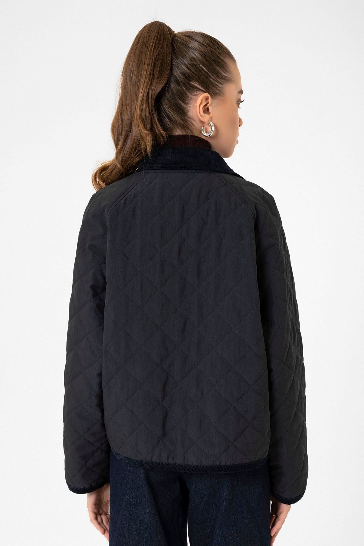 Antioch Women's Polo-Neck Quilted Jacket