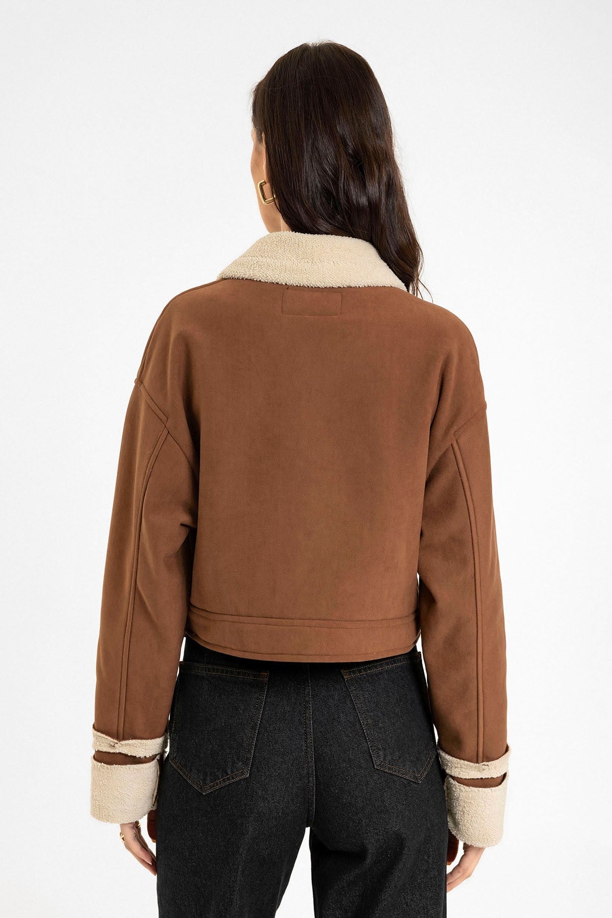 Antioch Women's Textured Coat with Lining Details