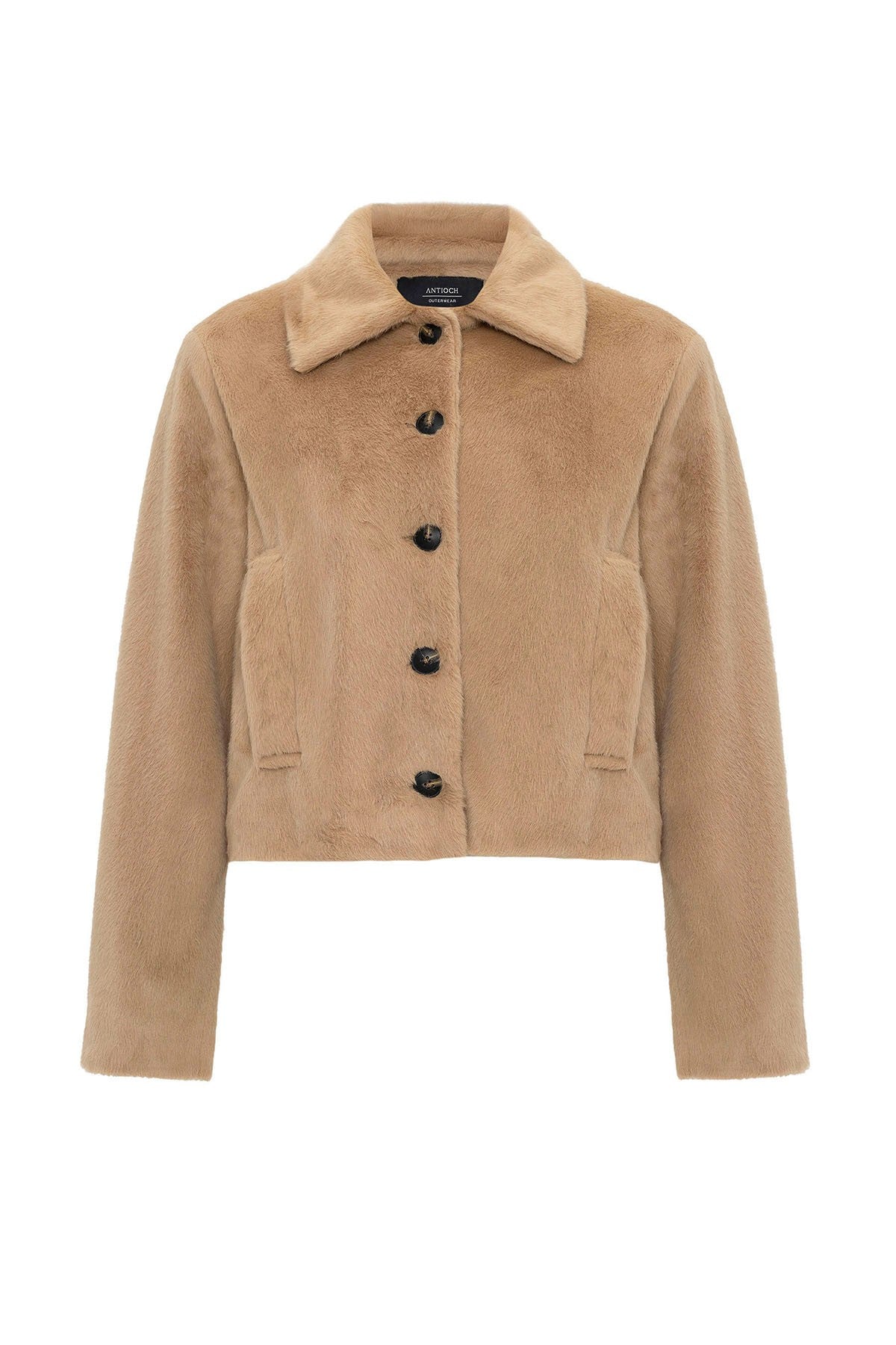 Antioch Women's Faux Fur Crop Jacket