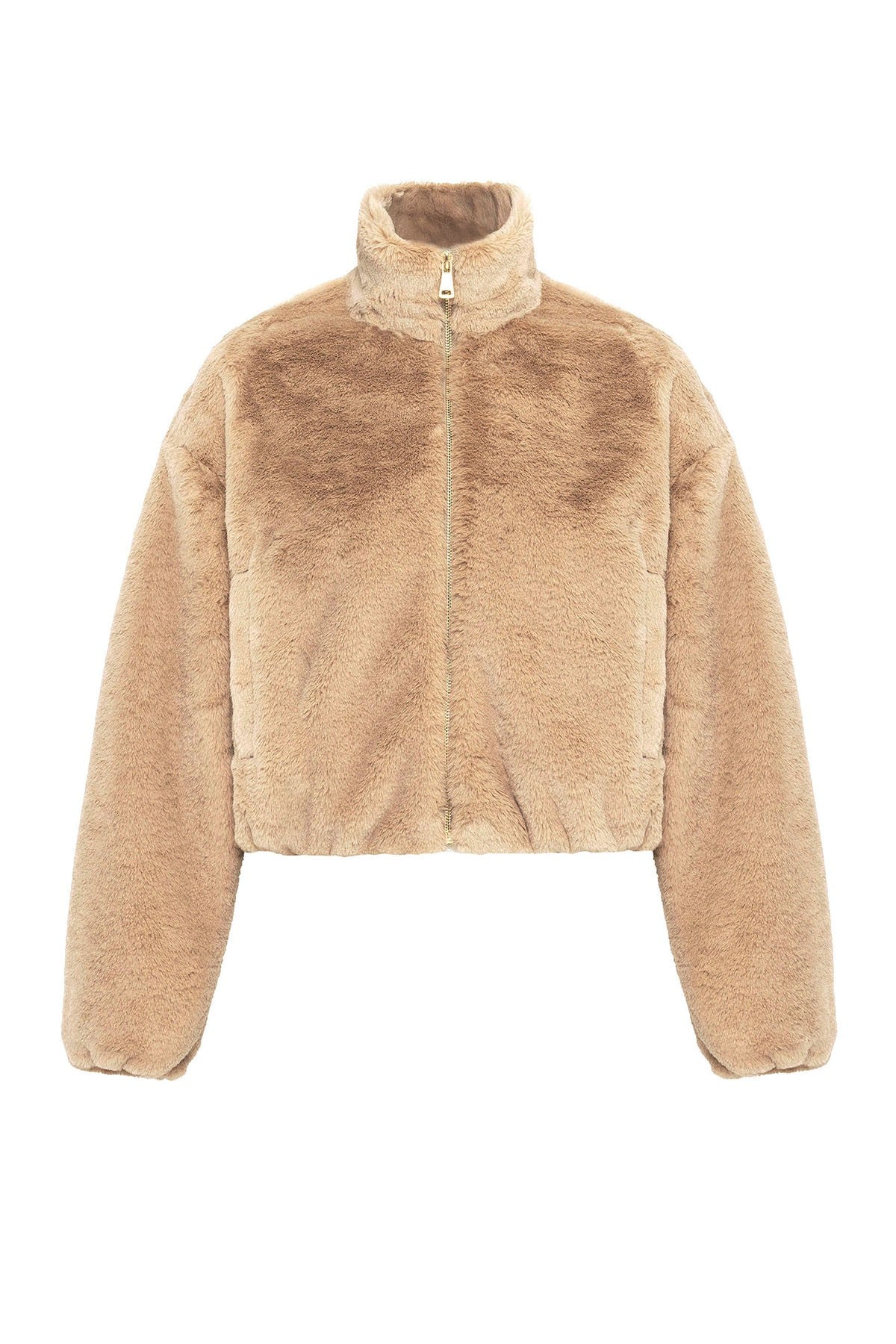 Antioch Women's Elastic-Waist Faux Fur Coat