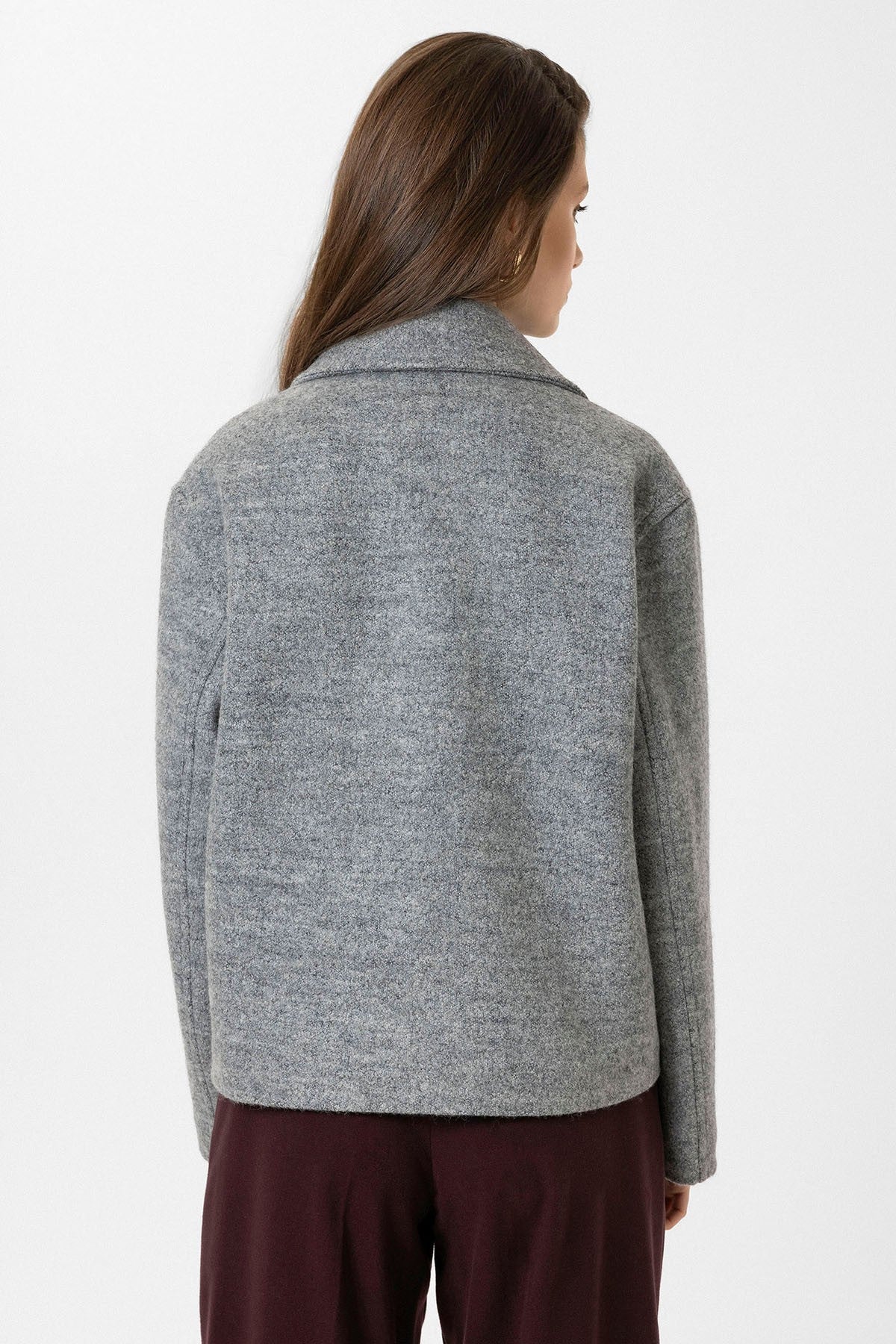 Antioch Women's Wool-Blend Double-Breasted Coat