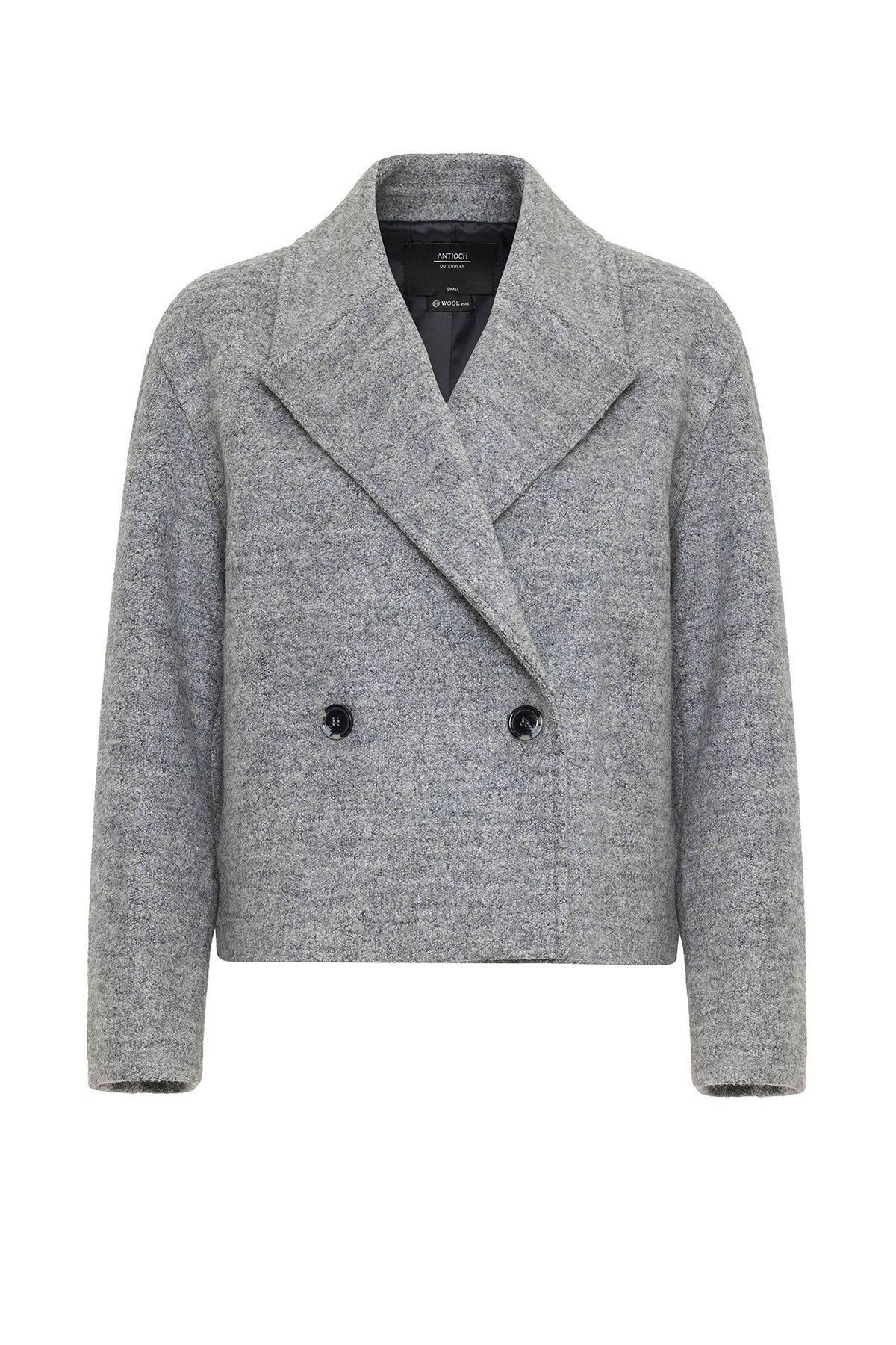 Antioch Women's Wool-Blend Double-Breasted Coat