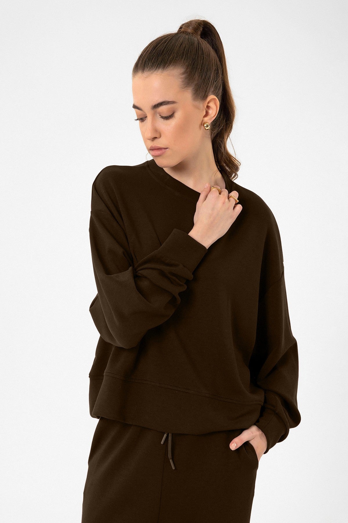Women's Flared-Leg Sweatsuit Set