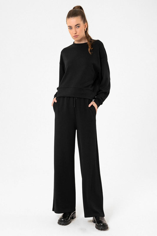 Women's Flared-Leg Sweatsuit Set