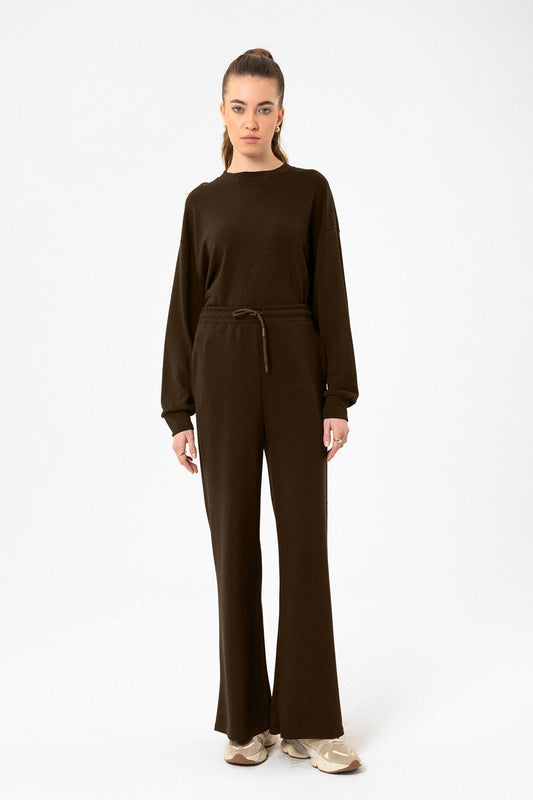 Women's Flared-Leg Sweatsuit Set