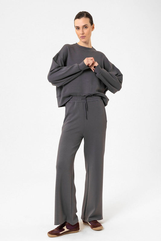 Women's Flared-Leg Sweatsuit Set