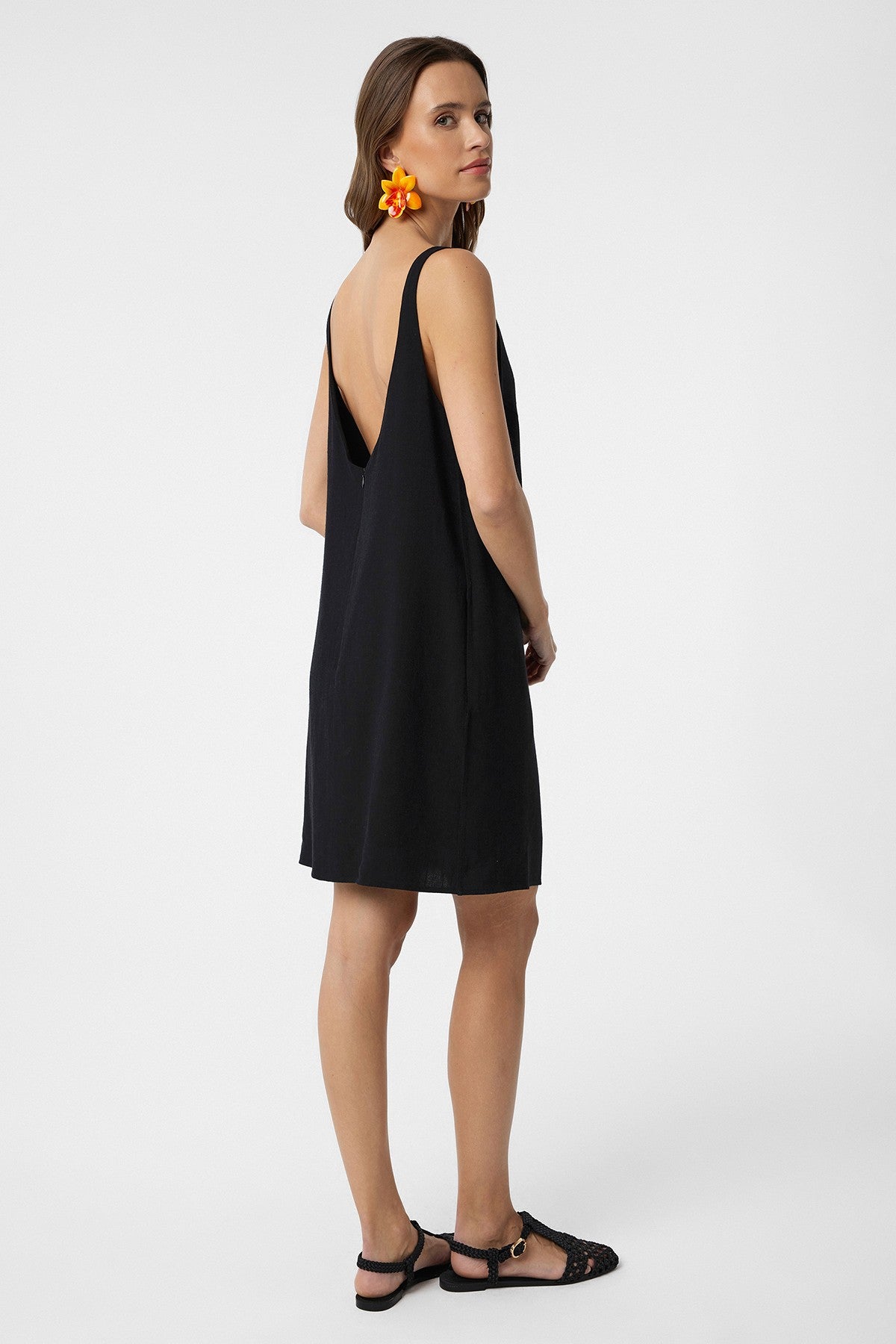 Antioch Linen-Blend Women's Mini Dress