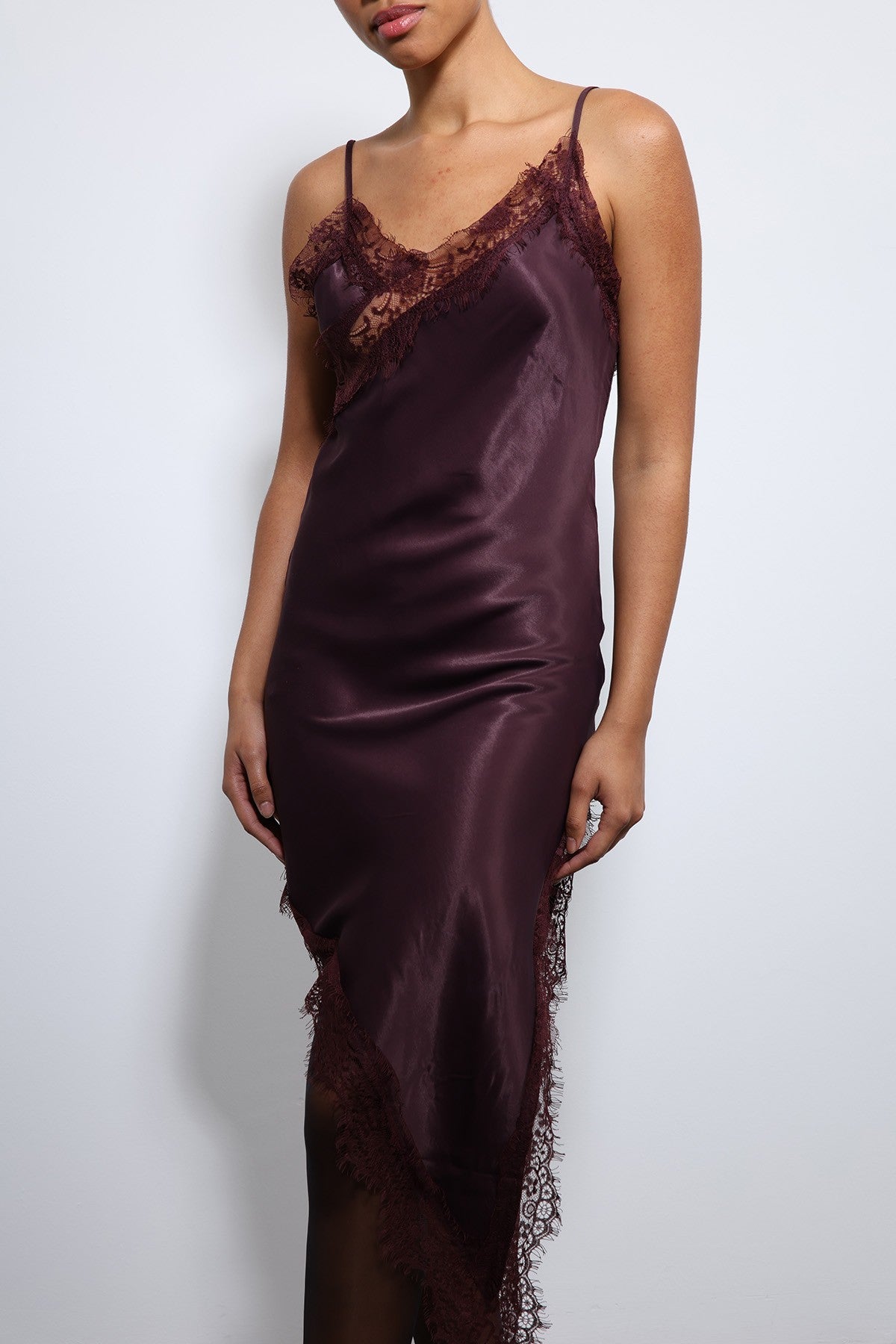 Antioch Asymmetrical Lace Dress