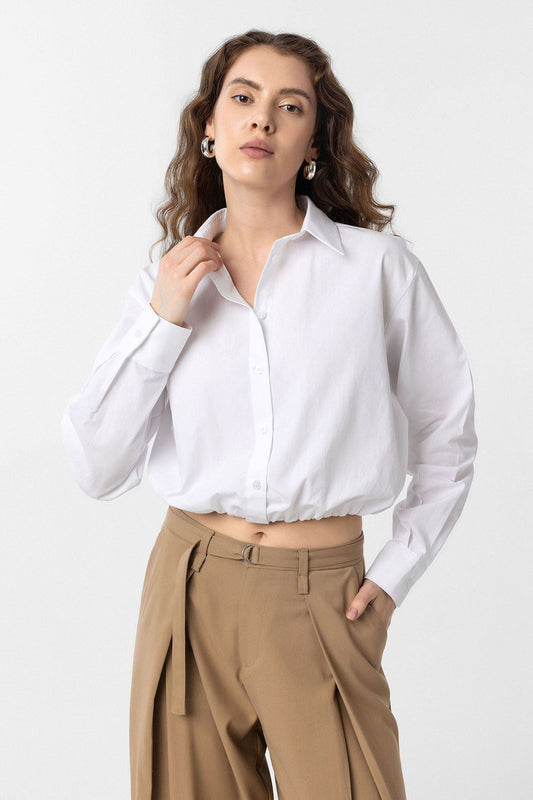Antioch Crop Poplin Women's Shirt