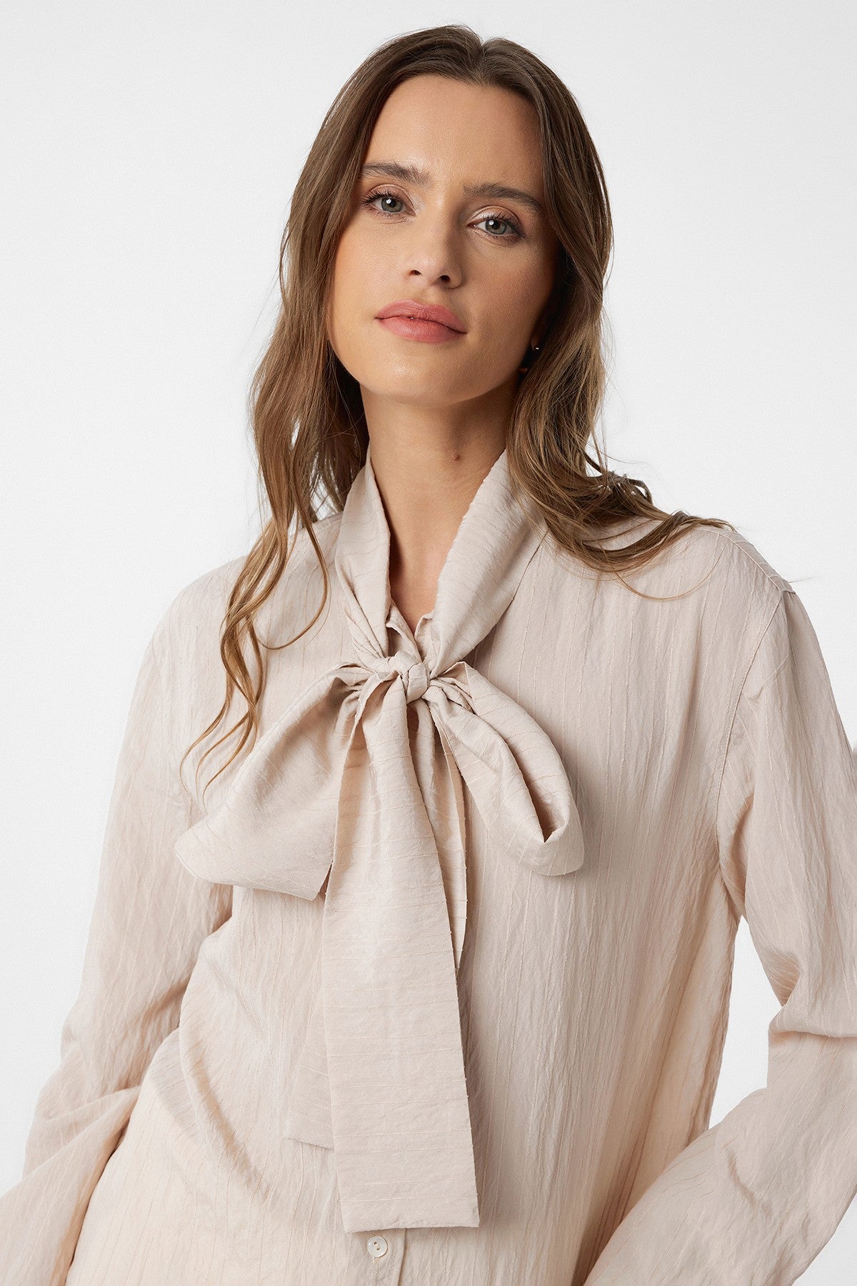 Antioch-Style Women's Shirt with a Scarf