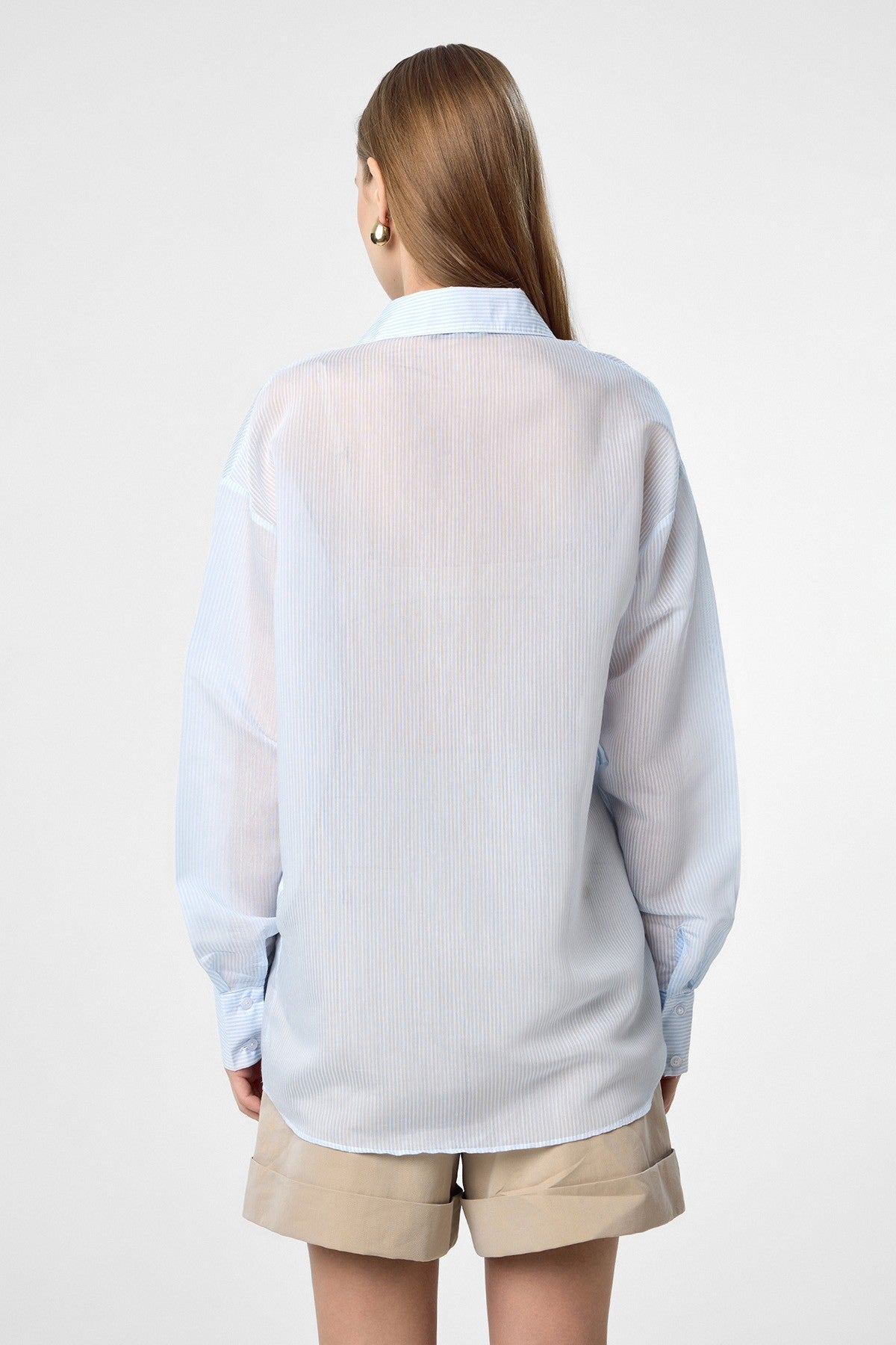 Antioch Relax Fit Striped Long-Sleeve Women's Shirt