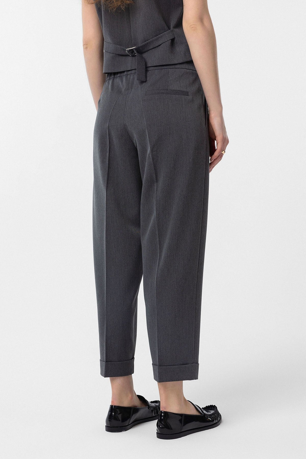 Antioch Women's Double-Cuff Pants with Pleats