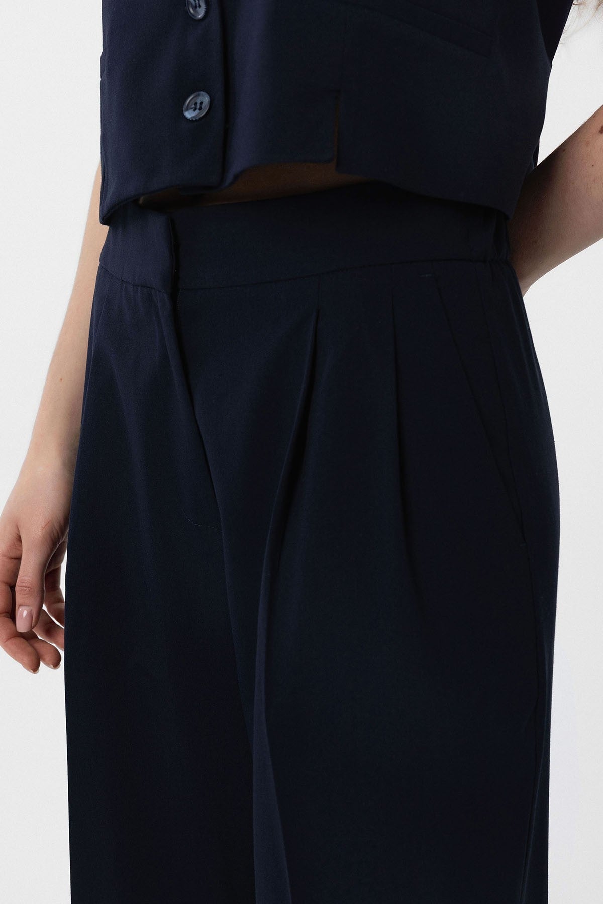 Antioch Women's Double-Cuff Pants with Pleats