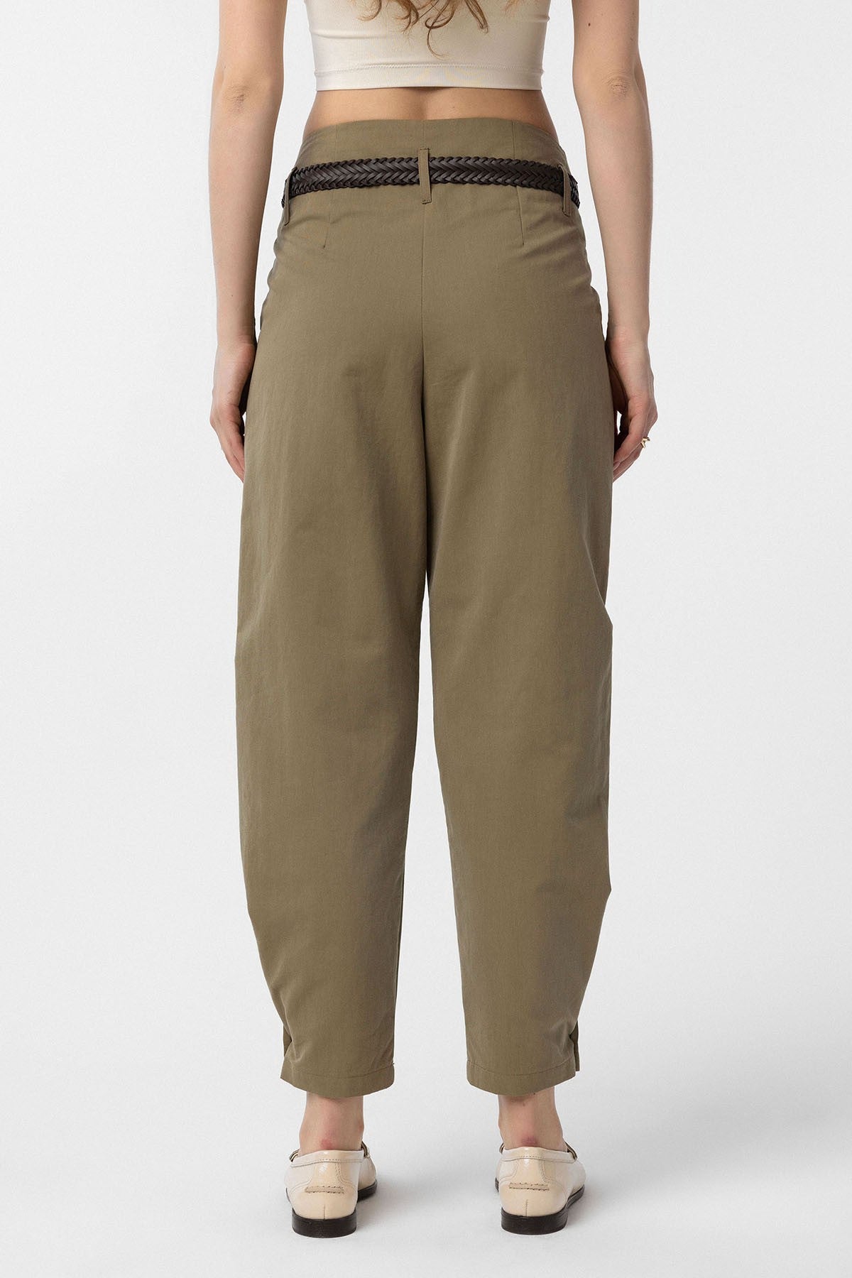 Antioch High-Waisted Button-Front Women's Pants