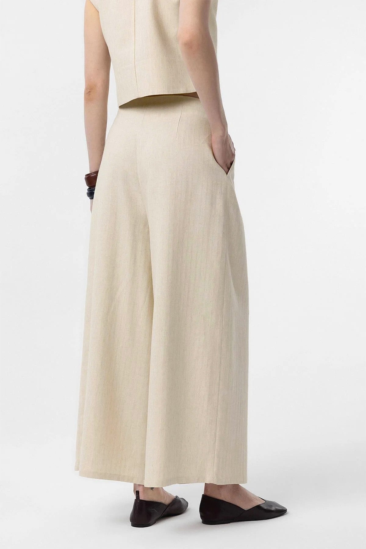 Antioch Women's Linen-Blend Culottes