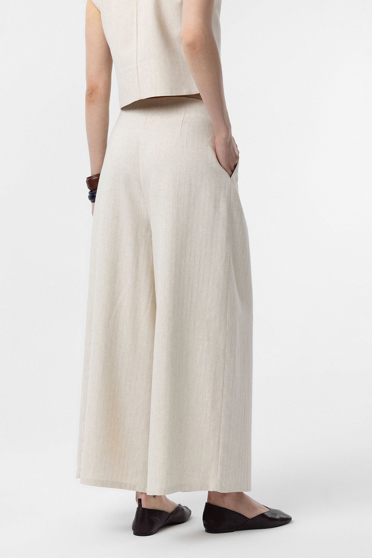 Antioch Women's Linen-Blend Culottes