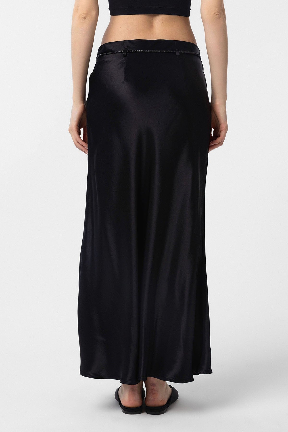 Antioch Arched Satin Long Women's Skirt