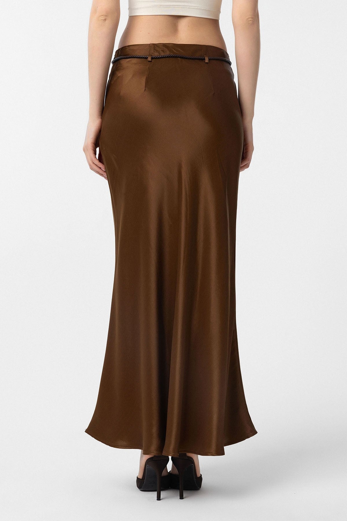 Antioch Arched Satin Long Women's Skirt