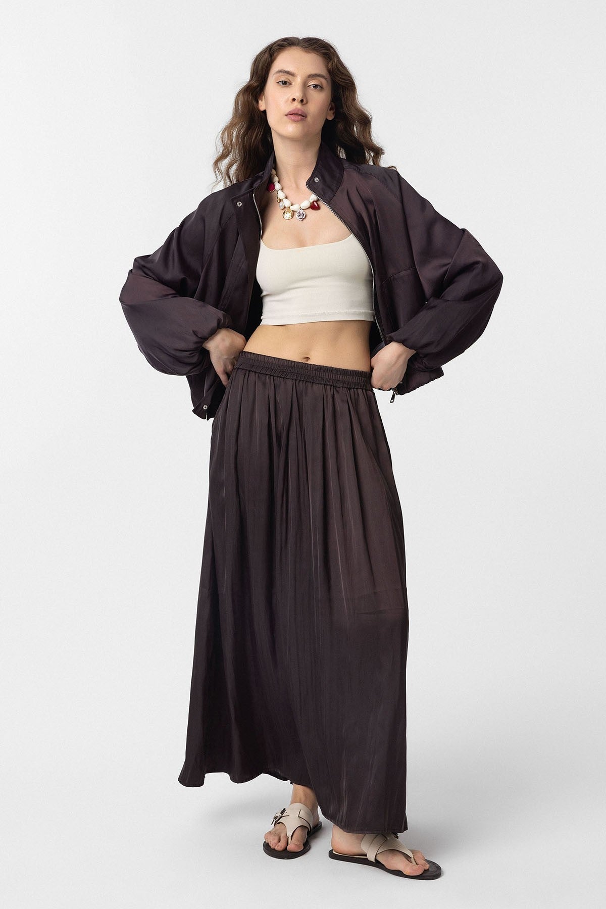 Antioch Long, Flowy, Pleated Women's Skirt