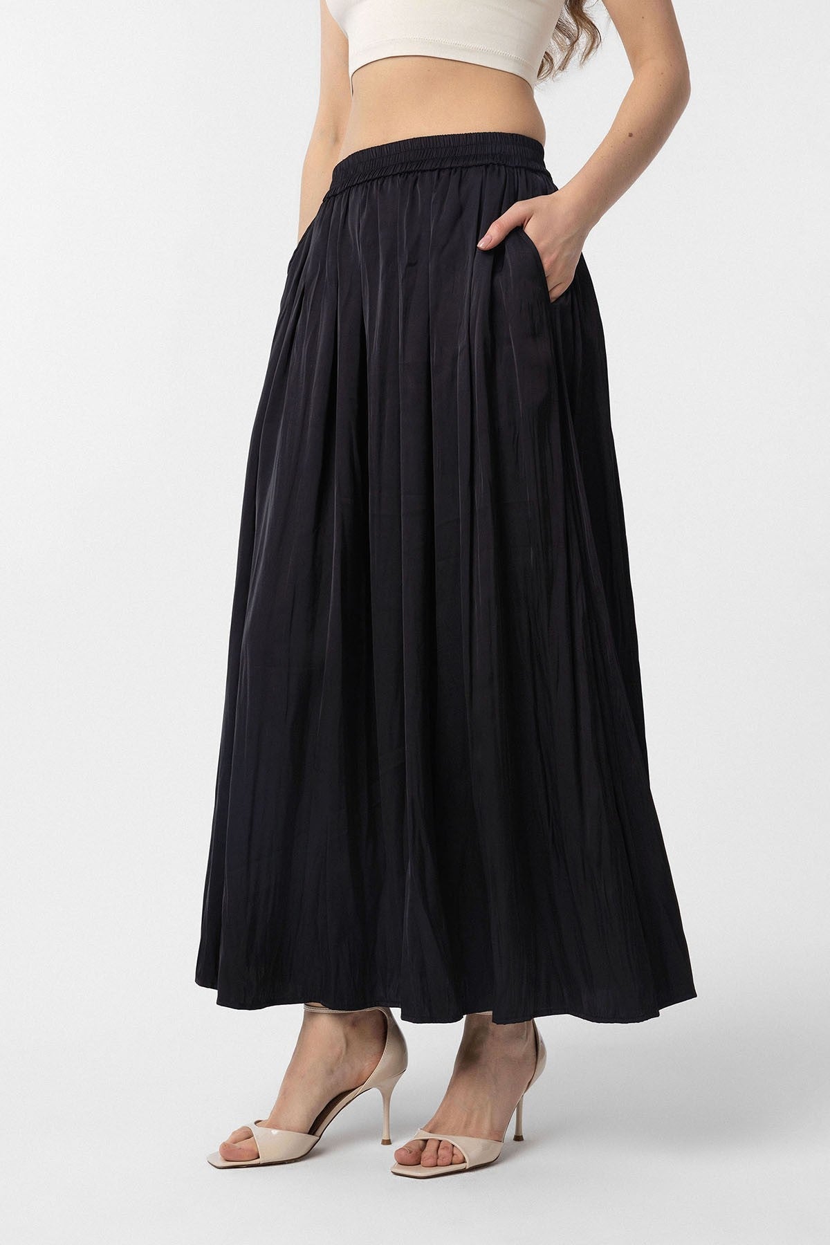 Antioch Long, Flowy, Pleated Women's Skirt