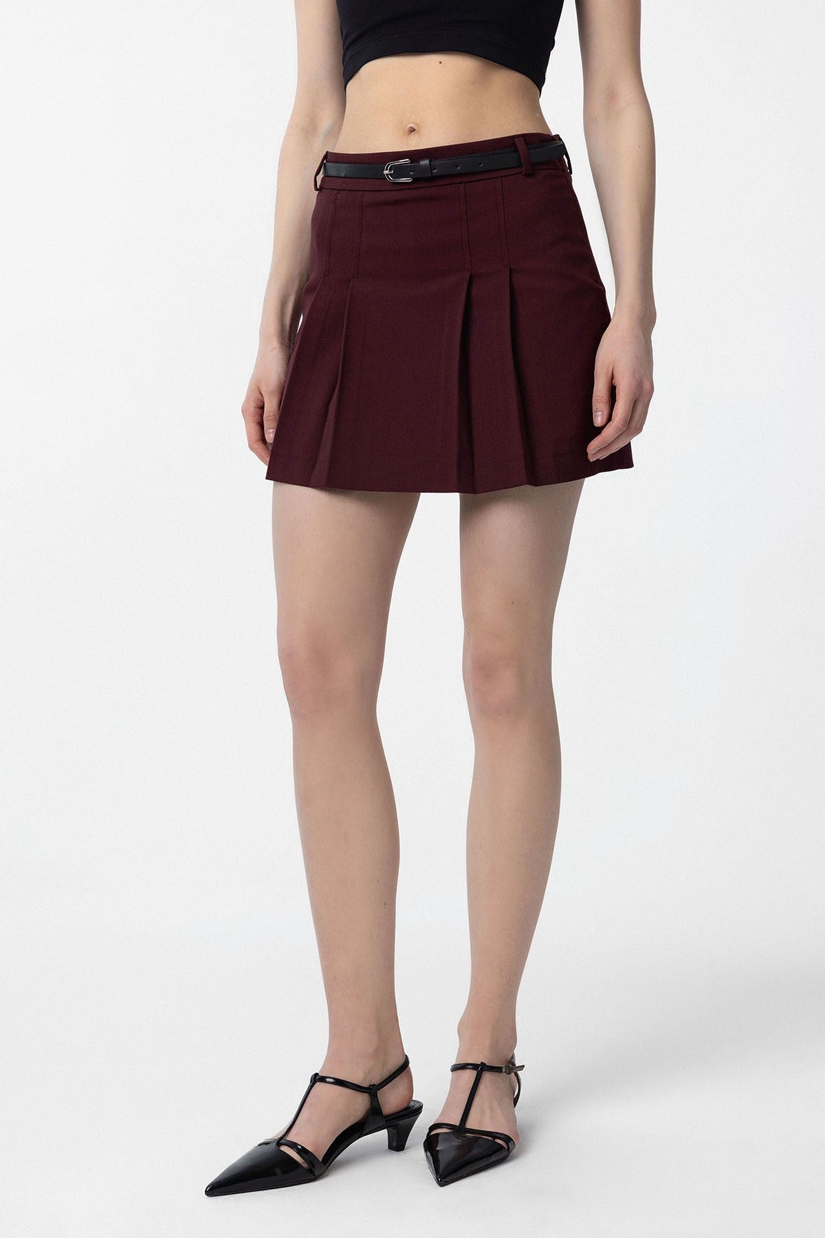 Antioch Pleated Women's Mini Skirt
