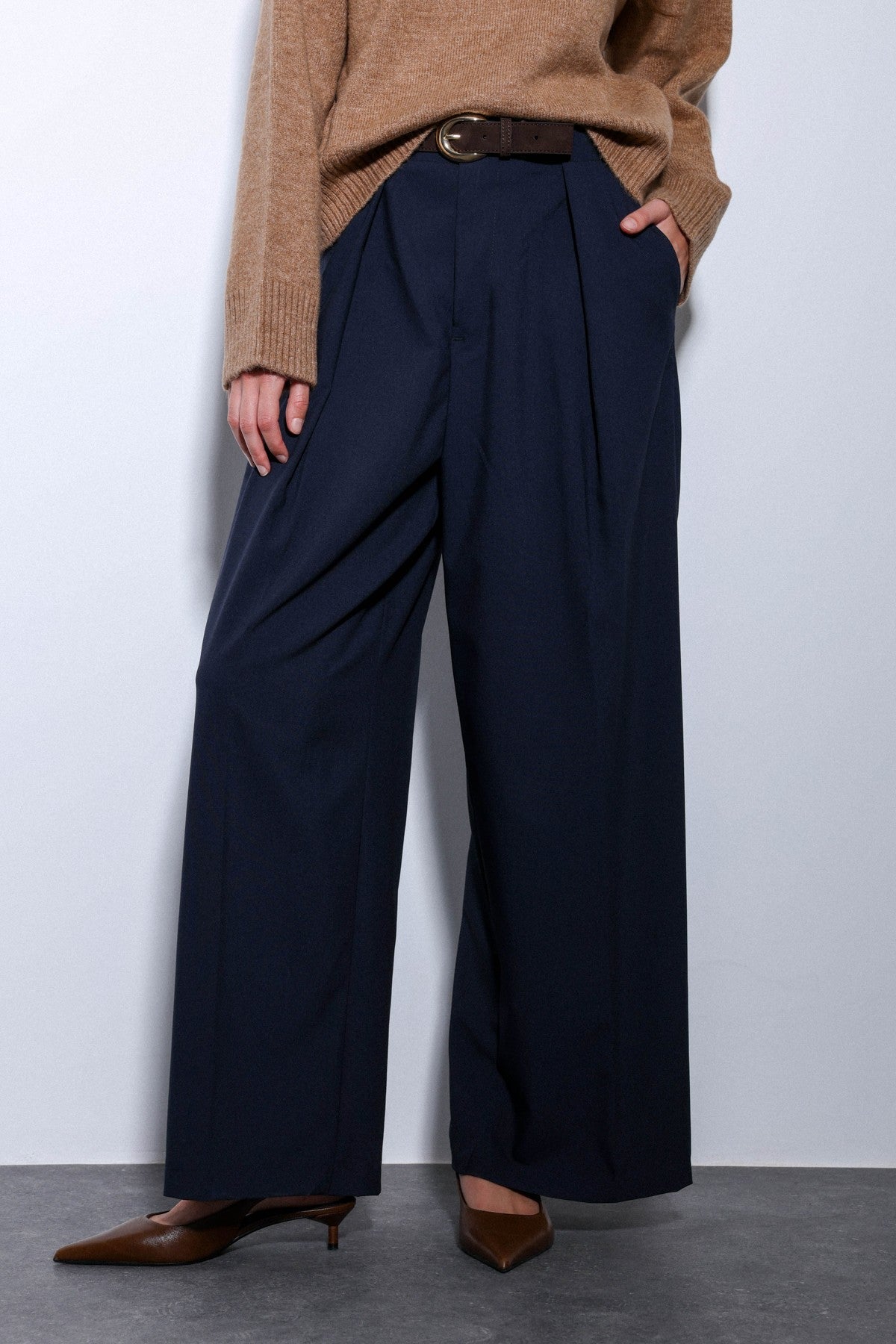 Antioch Pleated Wide-Leg Women's Pants