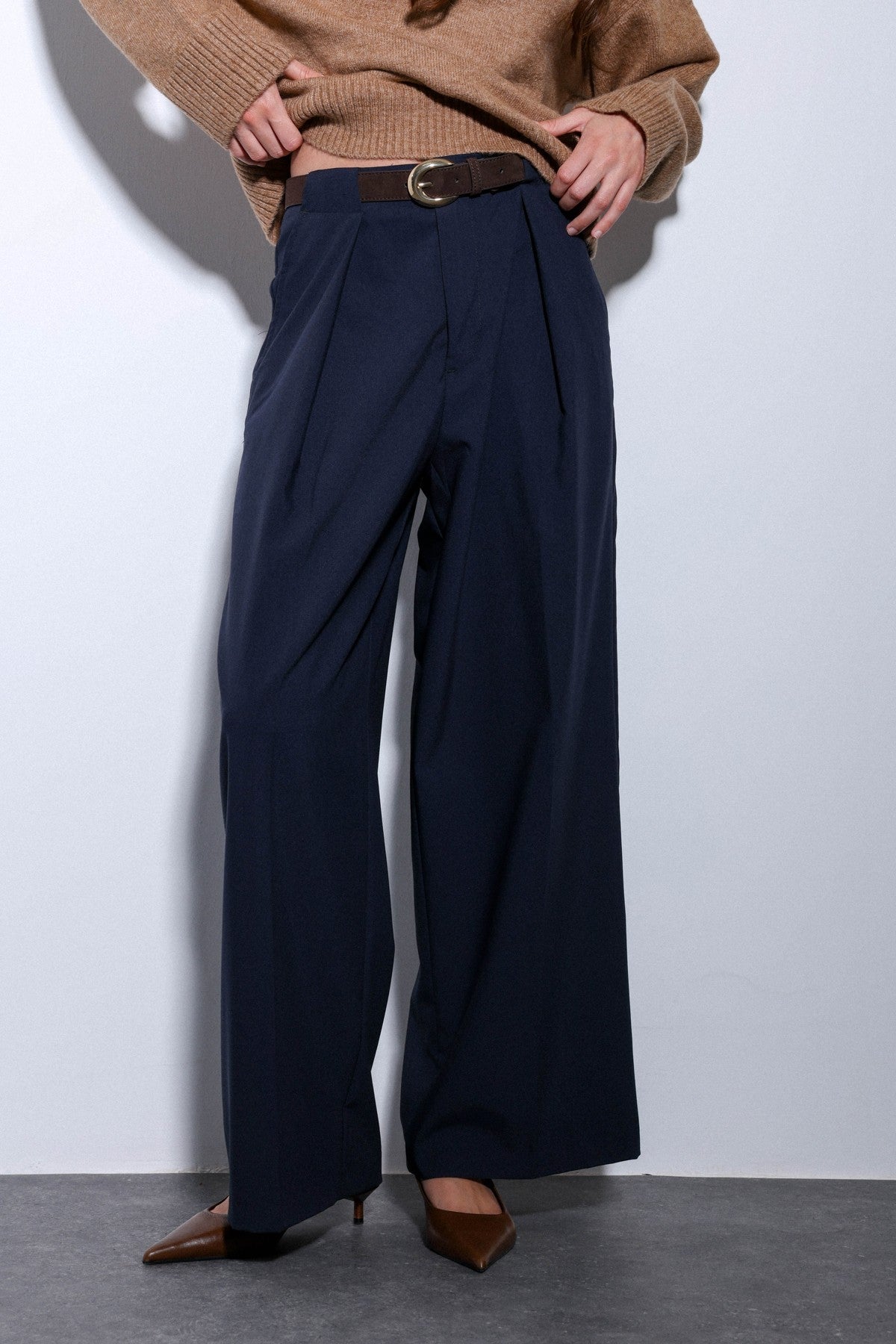 Antioch Pleated Wide-Leg Women's Pants
