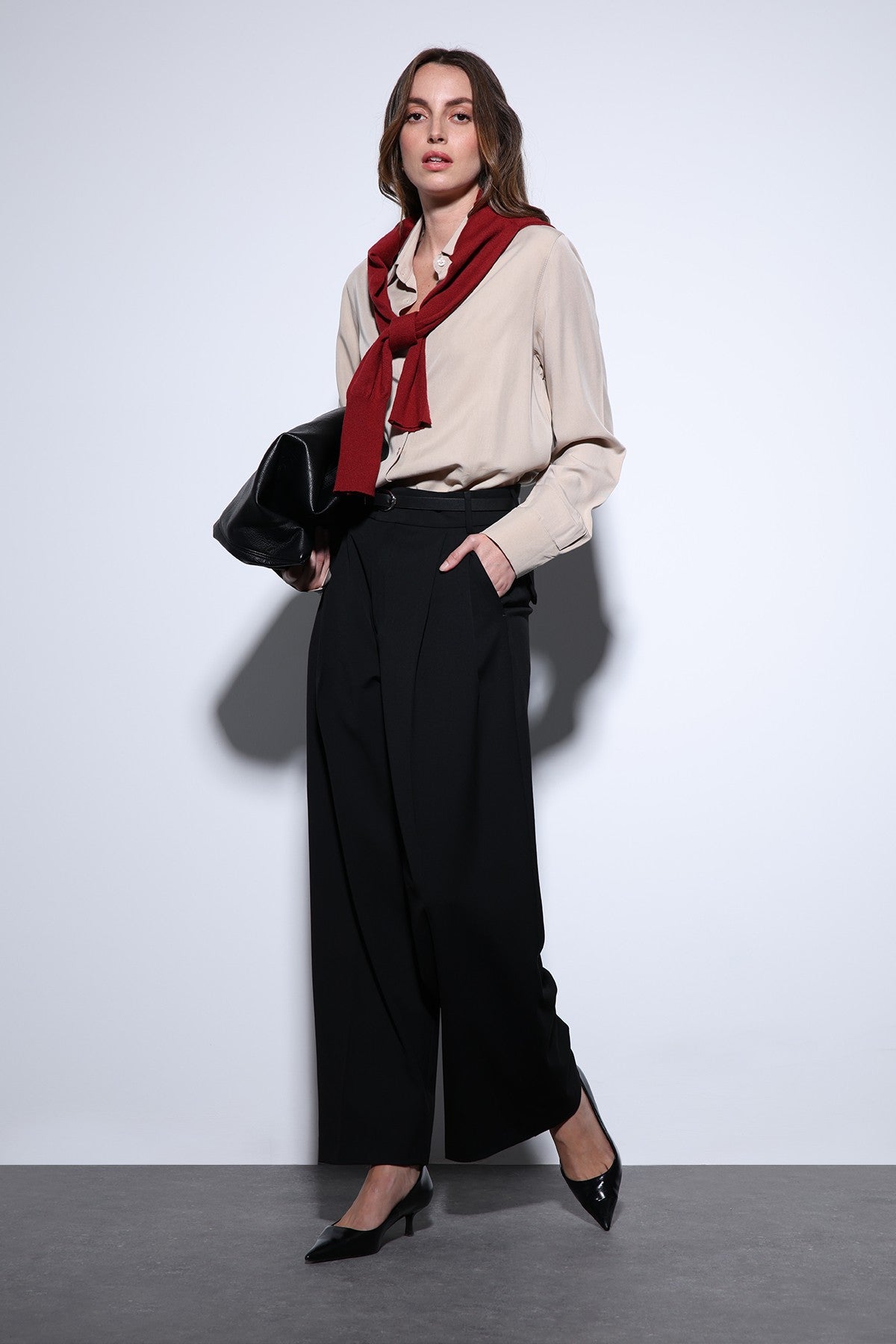 Antioch Pleated Palazzo Women's Pants