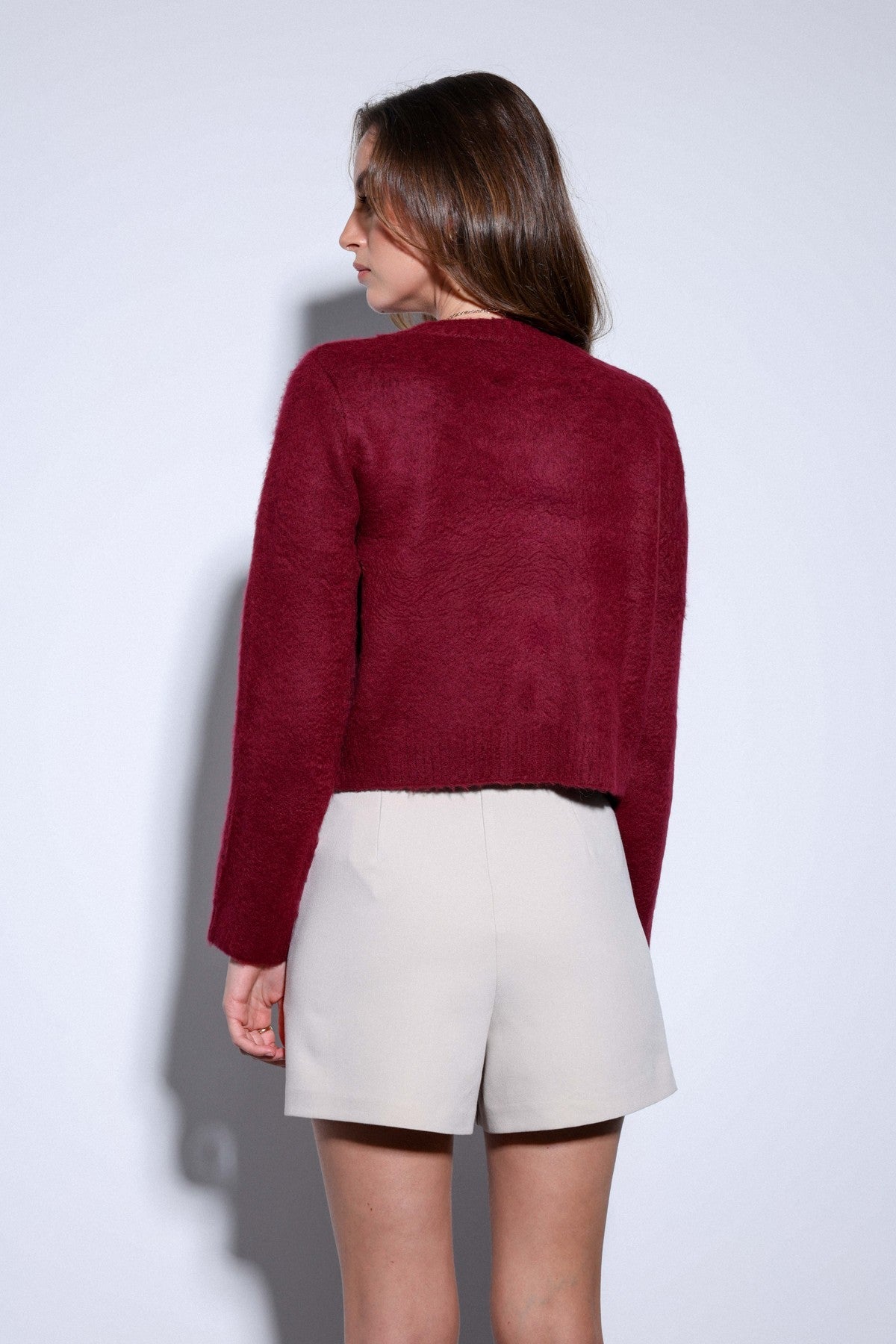Antioch Pleated Shorts with Chain Detail