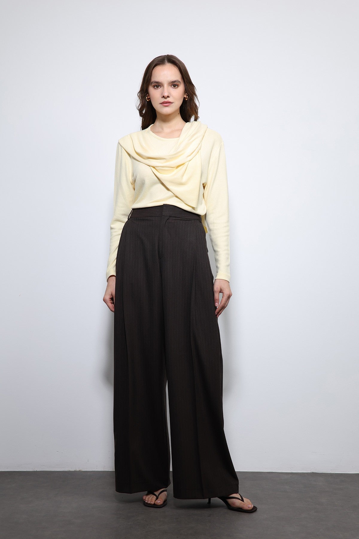 Antioch Striped Wide-Leg Pants