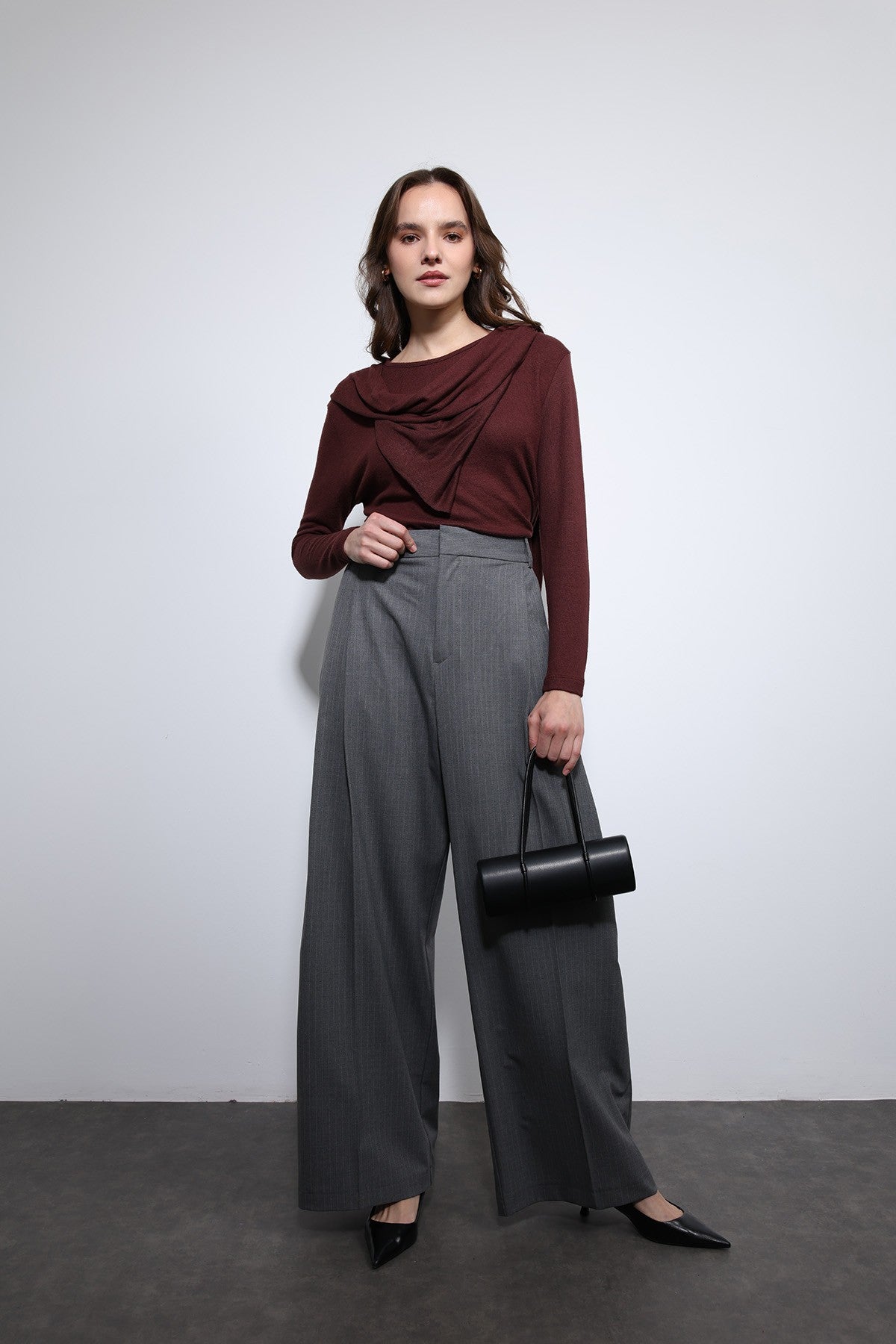 Antioch Striped Wide-Leg Pants