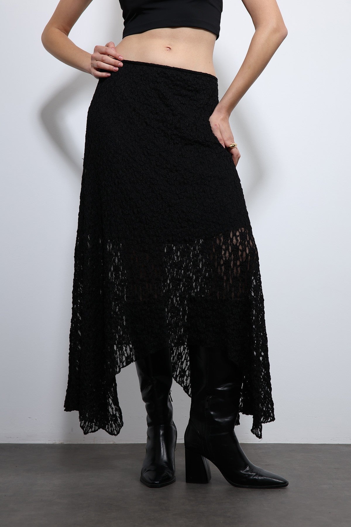 Antioch Lace Midi Skirt
