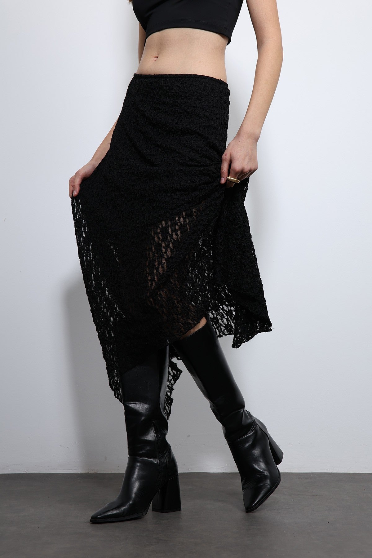Antioch Lace Midi Skirt