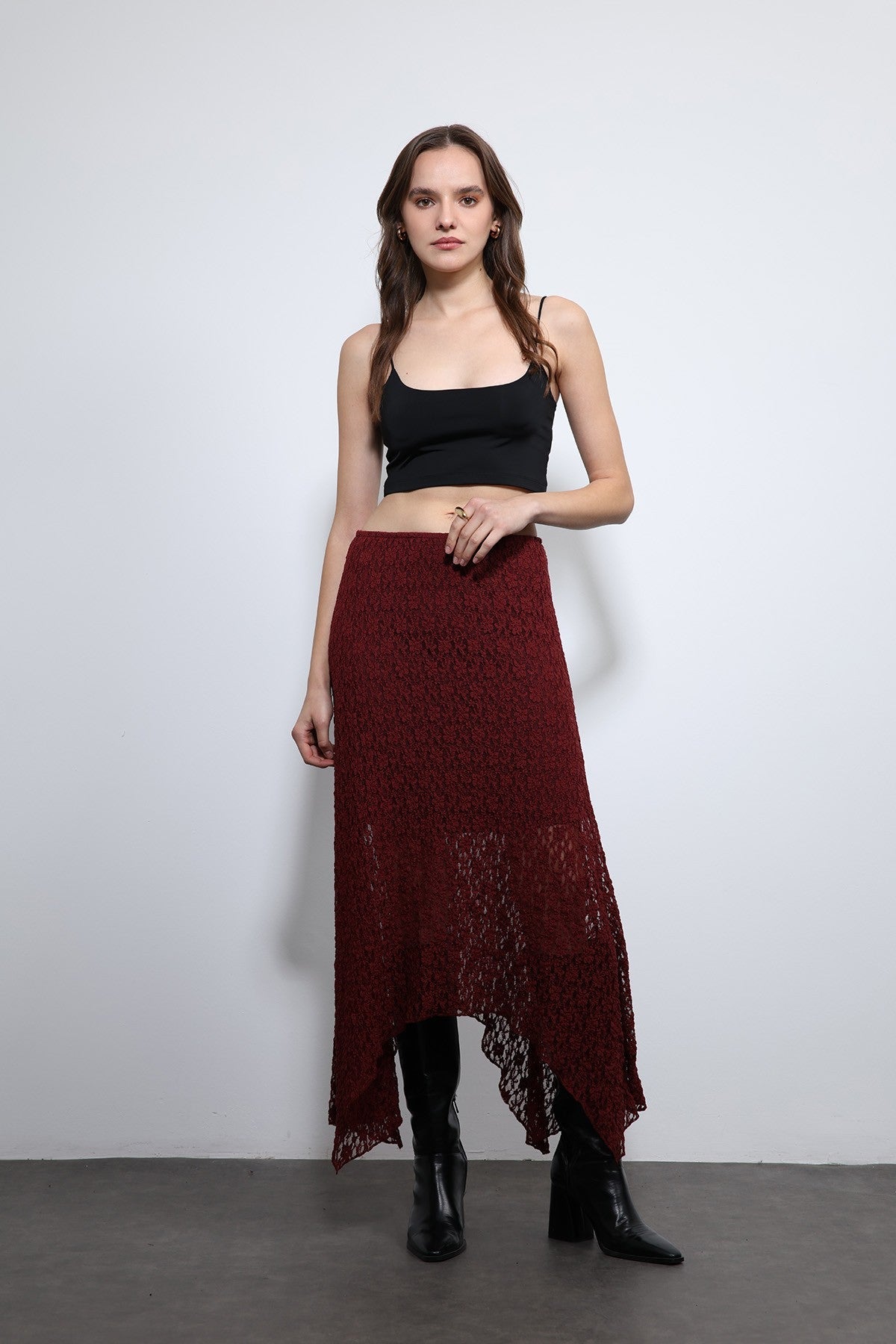 Antioch Lace Midi Skirt
