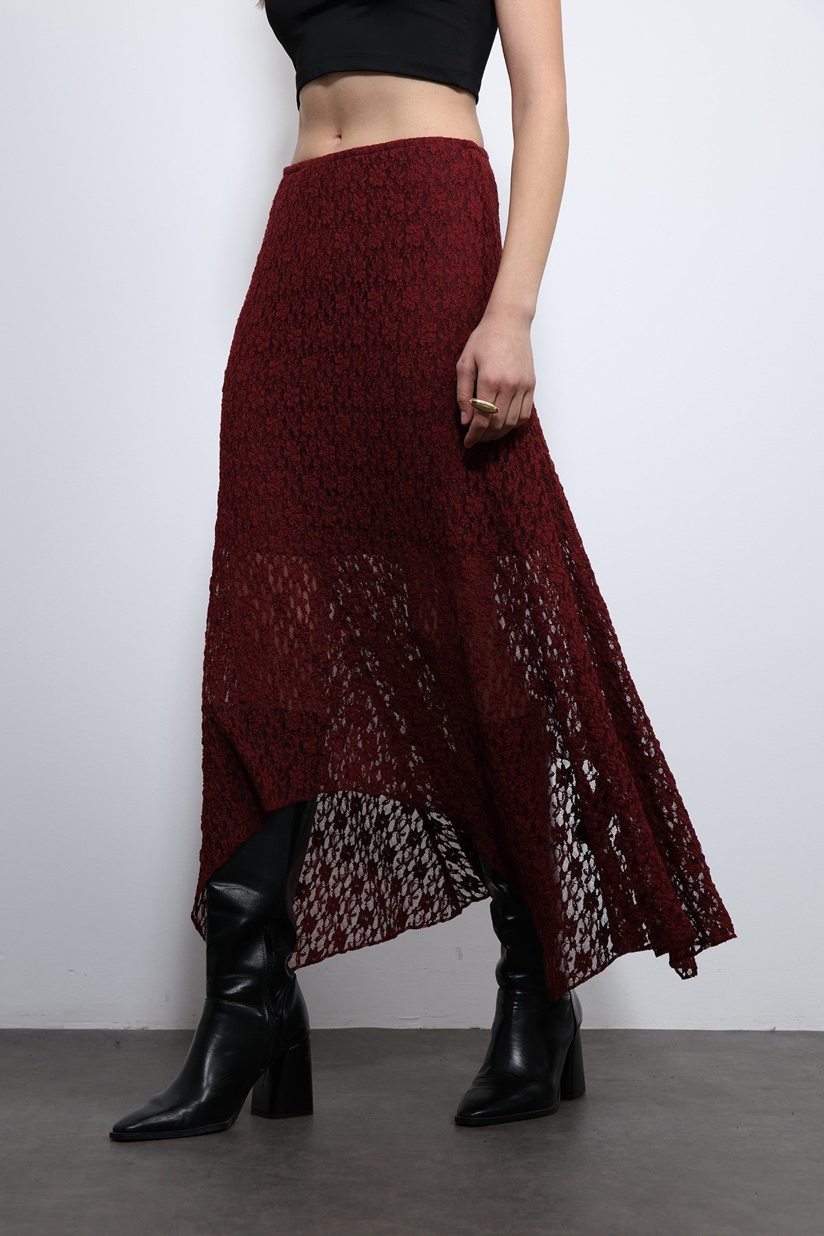 Antioch Lace Midi Skirt