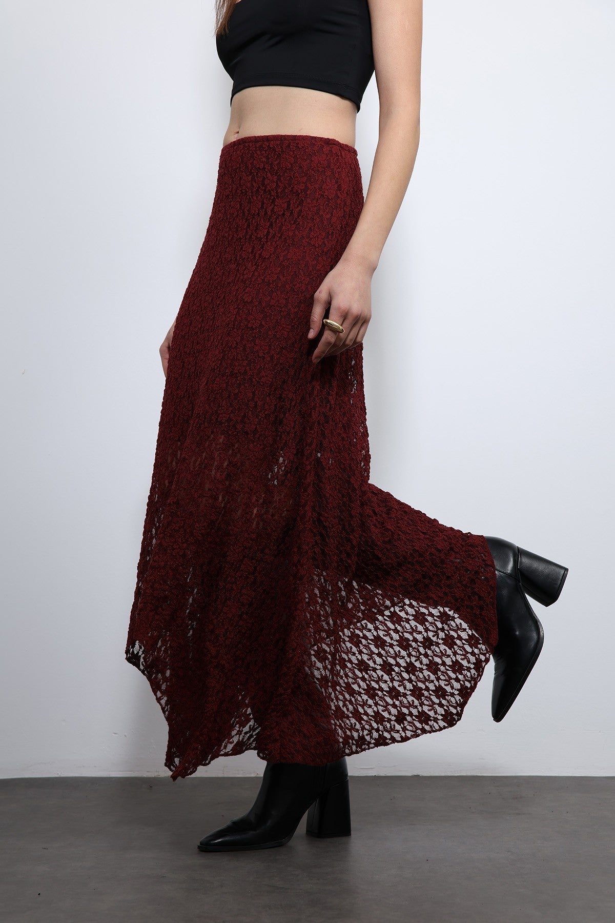 Antioch Lace Midi Skirt