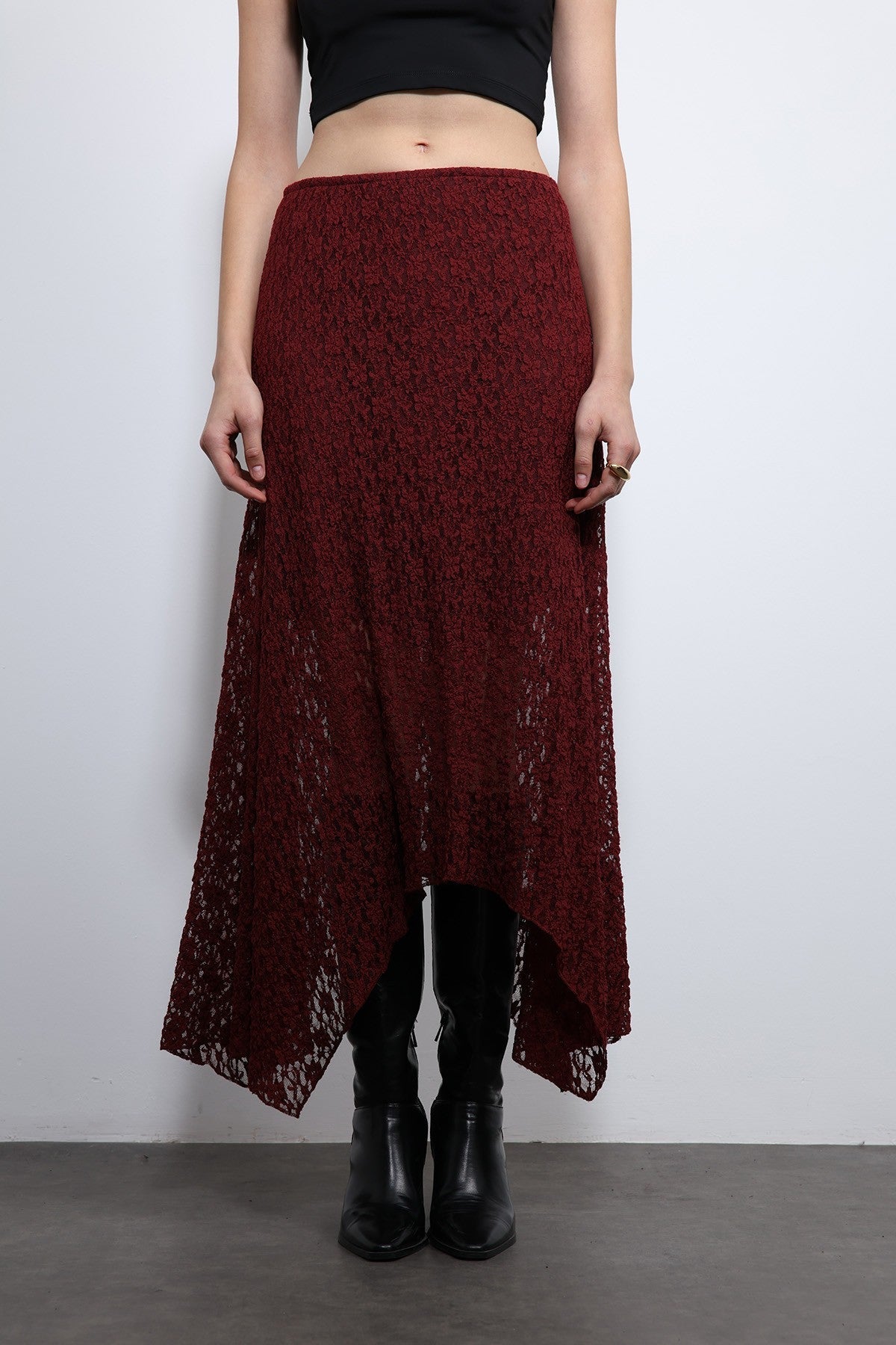 Antioch Lace Midi Skirt