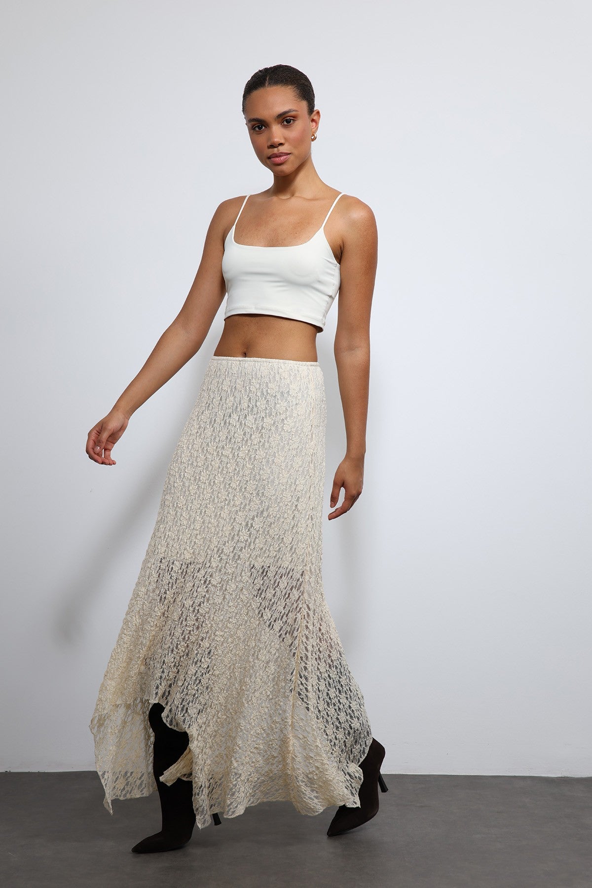 Antioch Lace Midi Skirt